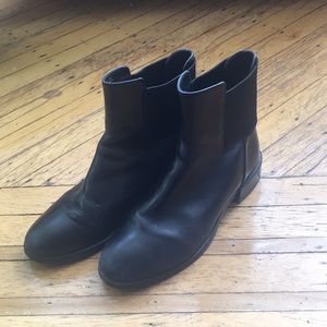 Clarks Black Leather Chelsea Boots